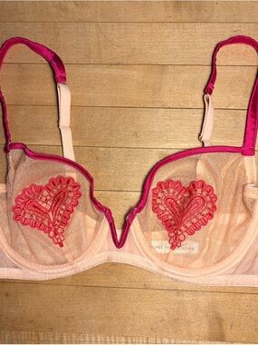 Mimi Holliday appliqué heart bra 32C